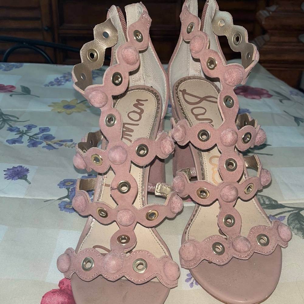 Dusty Rose Sam Edelman Heels Size 9.5